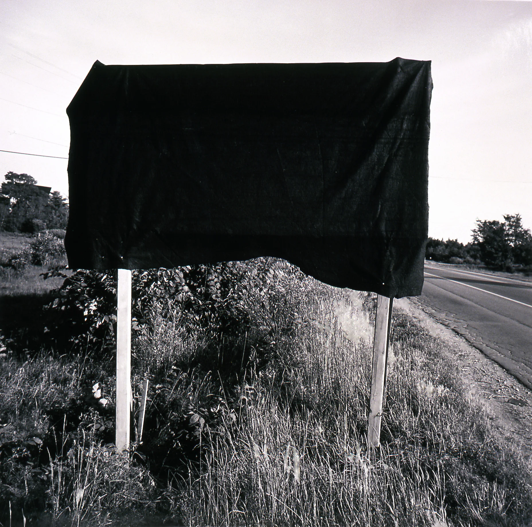 Black Draped, 2004, 44” x 44”