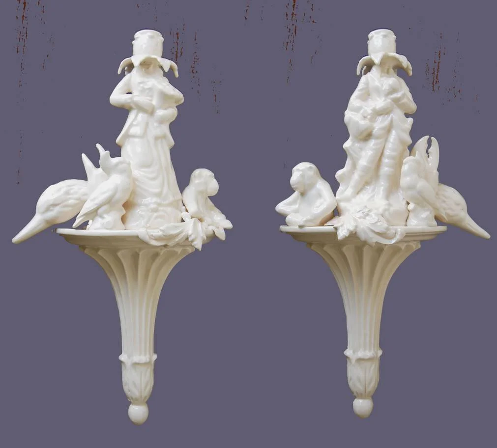 Matt Smith, Pair of Wall Sconces , 2014, Ceramic