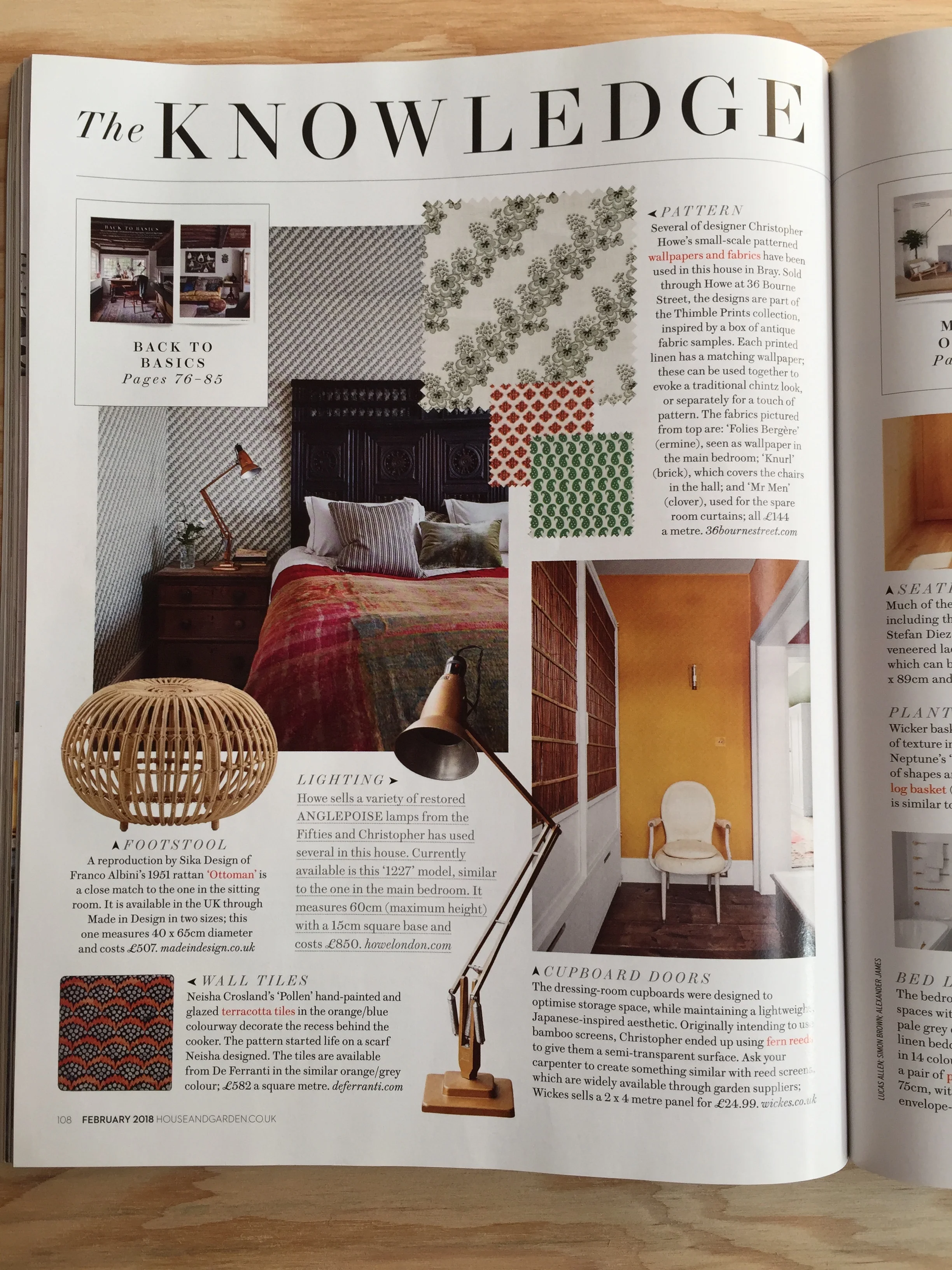 Press A D Tomlin Furniture