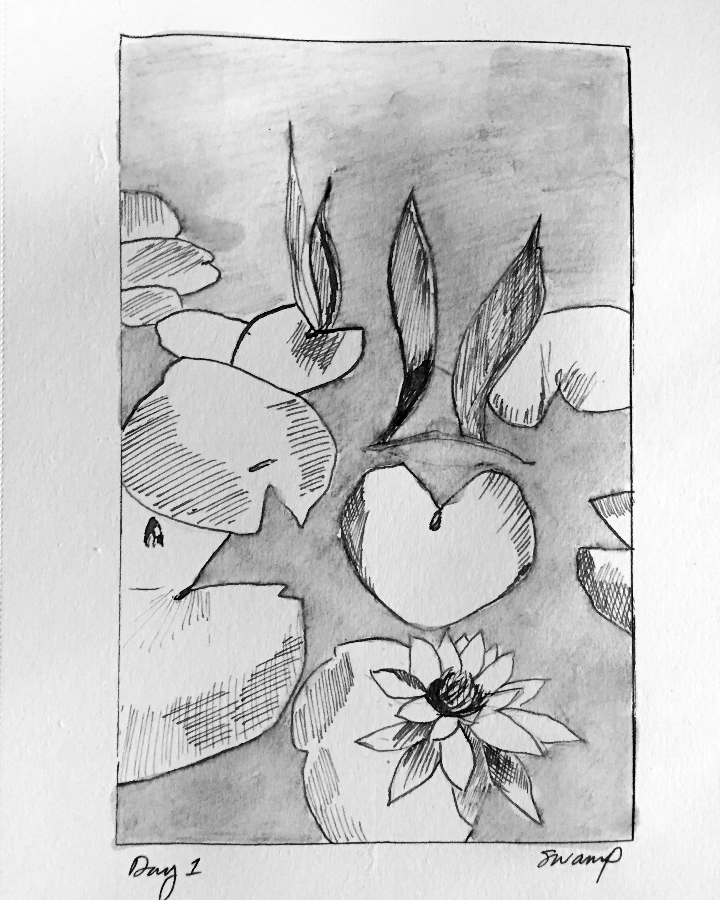 Inktober 2019 - Southern Gothic Edition 