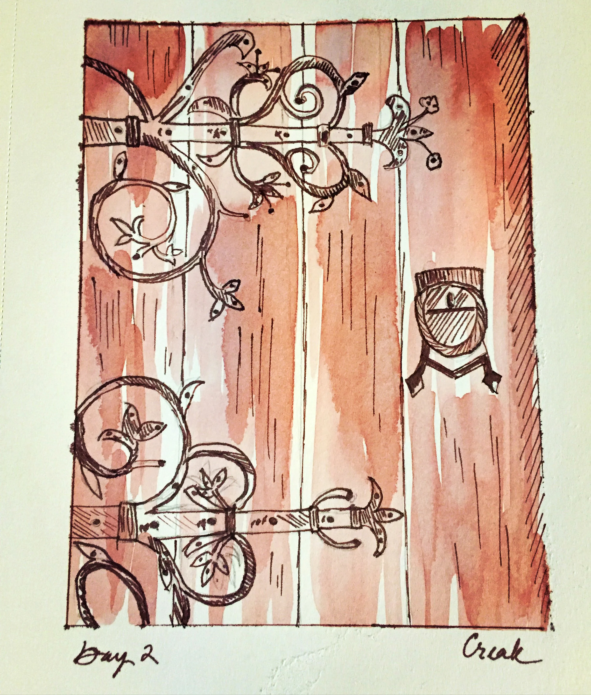 Inktober 2019 - Southern Gothic Edition Day 2