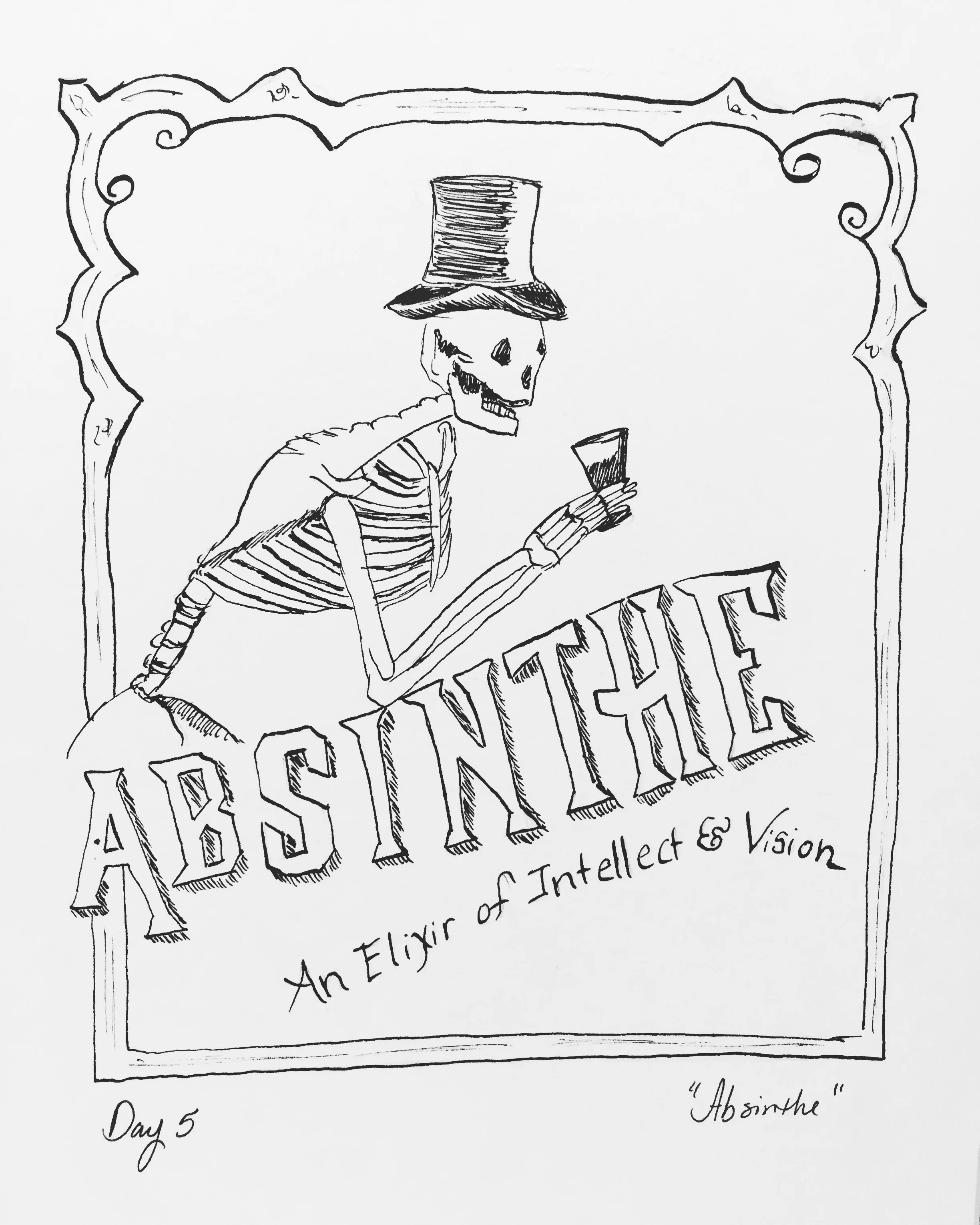 Inktober 2019 - Southern Gothic Edition Day 5 