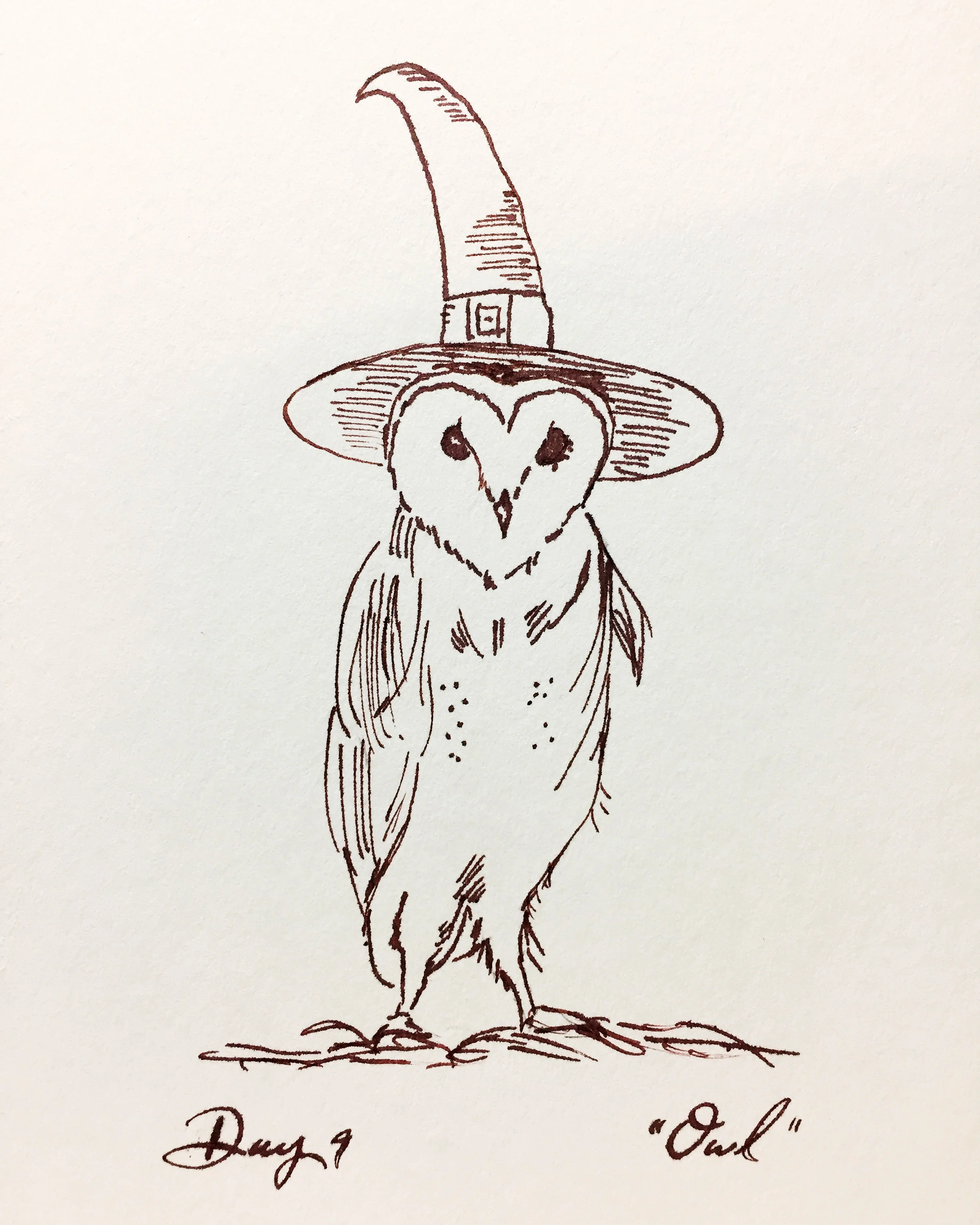 Inktober 2019 - Southern Gothic Edition Day 9 