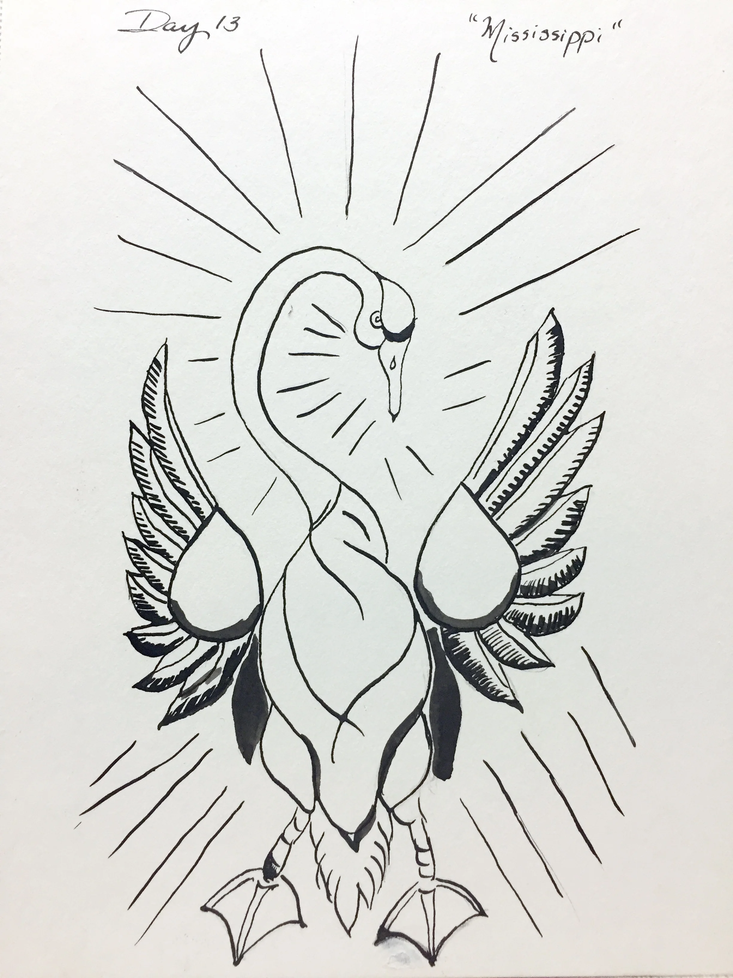 Inktober 2019 - Southern Gothic Edition Day 13 