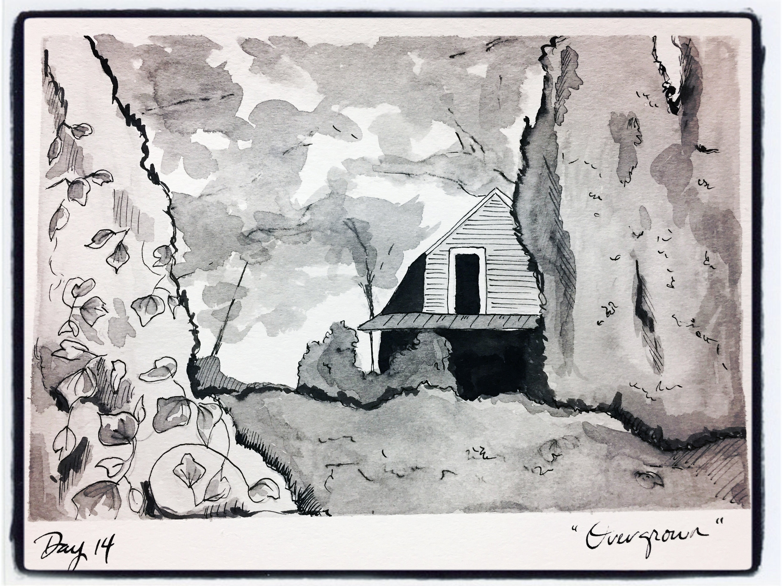 Inktober 2019 - Southern Gothic Edition Day 14 