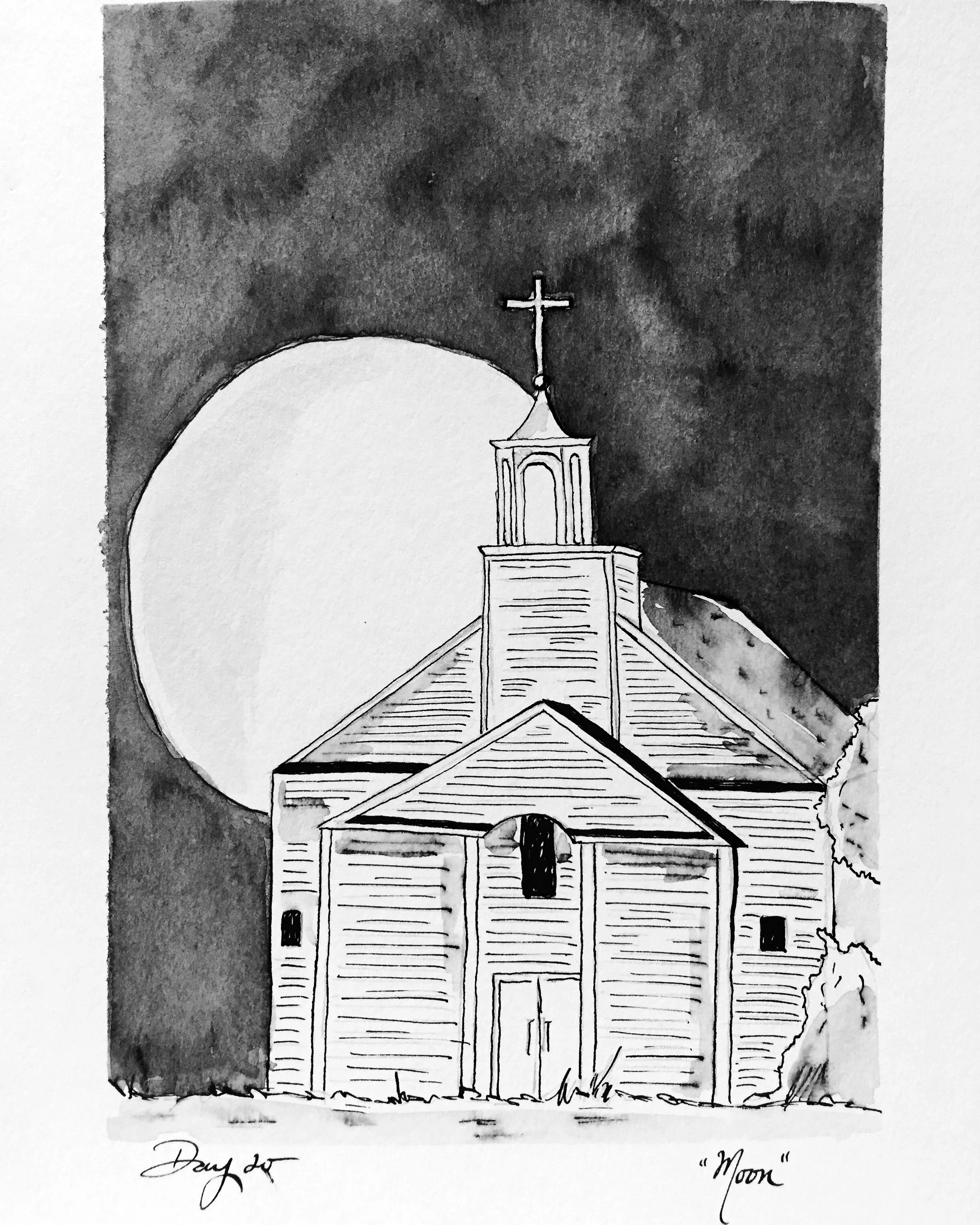 Inktober 2019 - Southern Gothic Edition Day 20