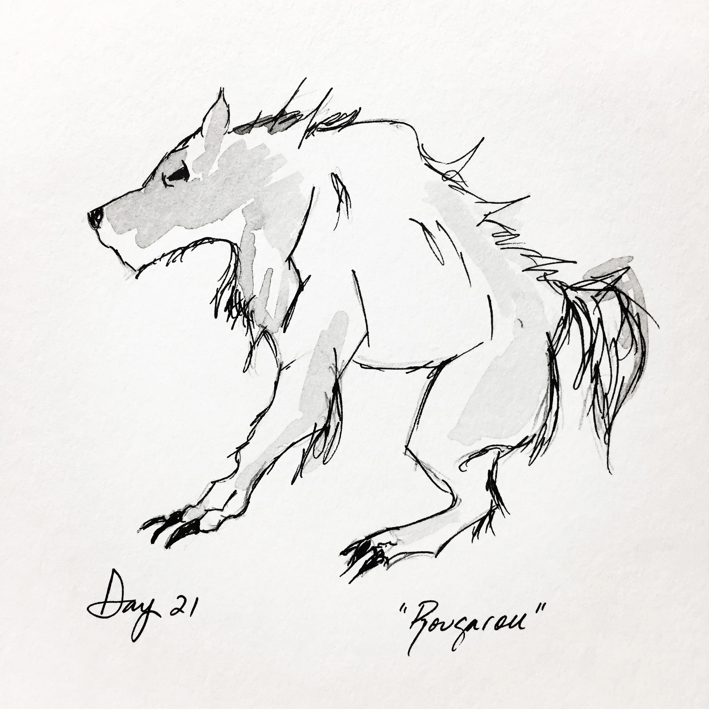 Inktober 2019 - Southern Gothic Edition Day 21