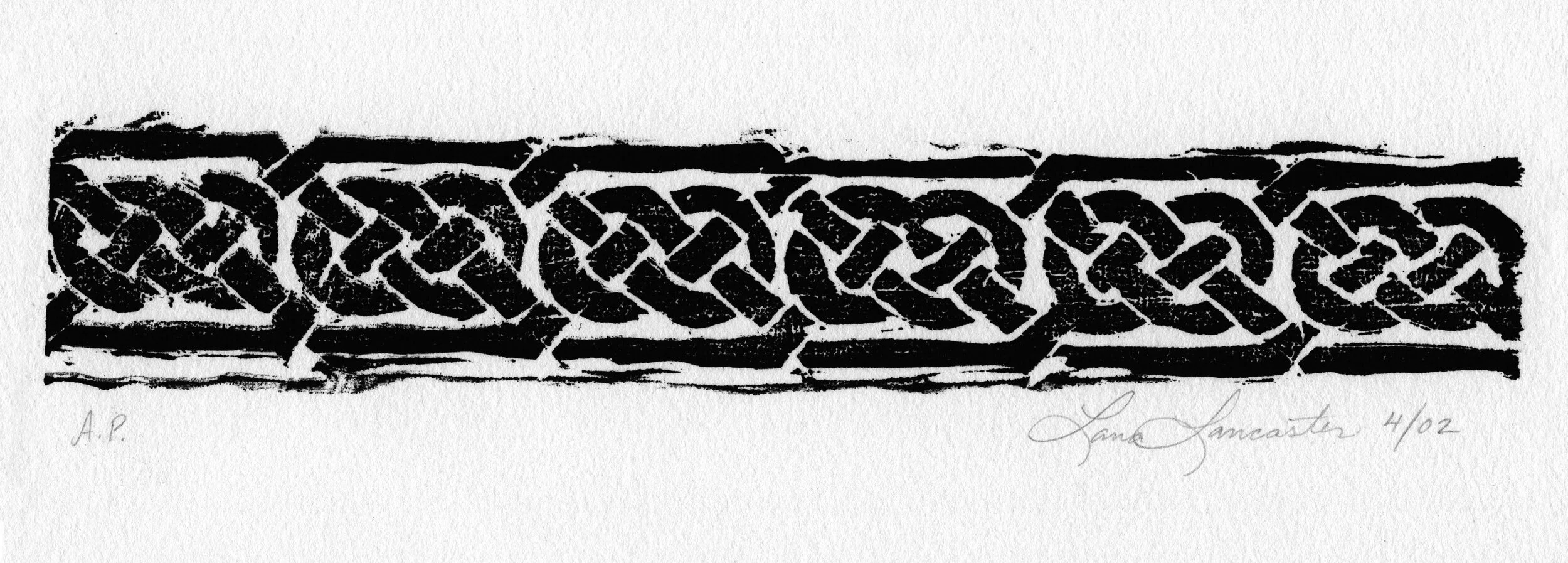 Wordless Wednesday - College Woodcut 