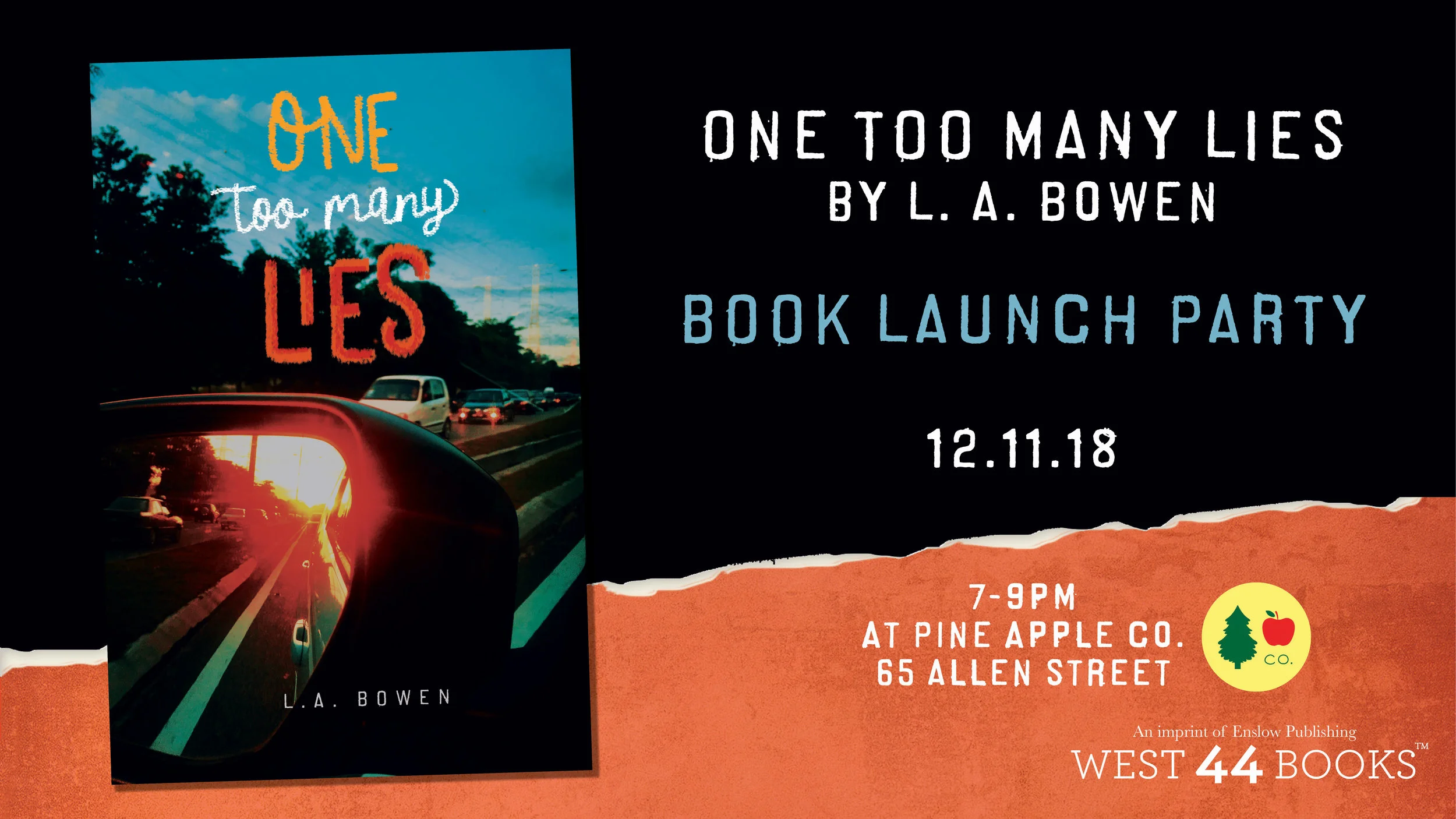 12.11.18 - Book Launch Party! Dec. 11th, 2018 @ 7-9pm Pine Apple Company 65 Allen Street, Buffalo, NY