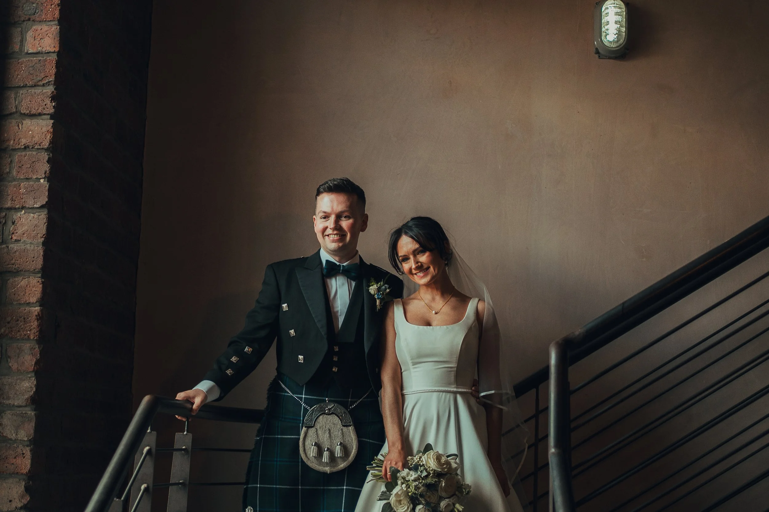 Relaxed Wedding at The Engine Works, Glasgow | Beth &amp; Craig | 16.04.2026
