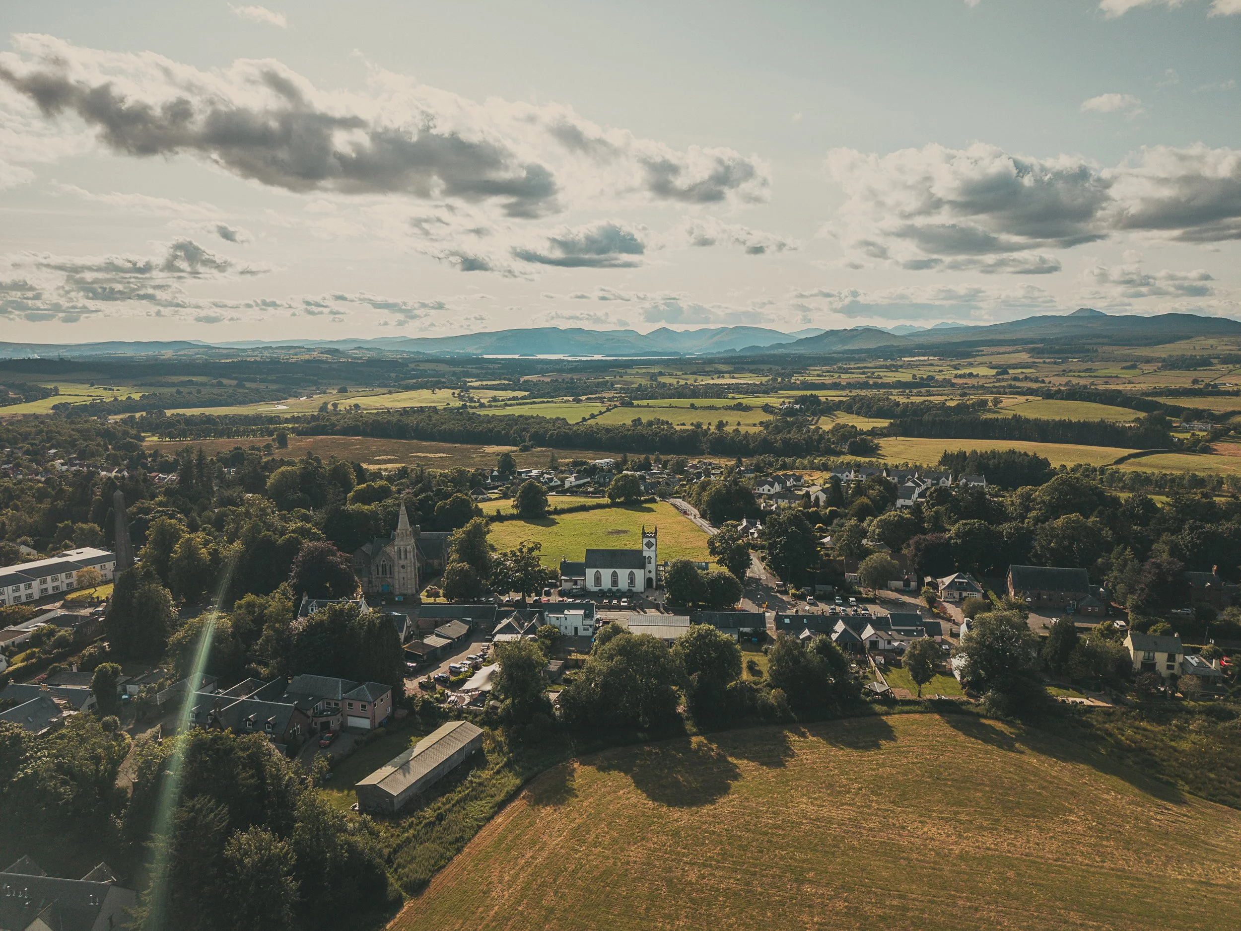 illearn-village-hall-scotland-wedding-aerial-drone.jpg