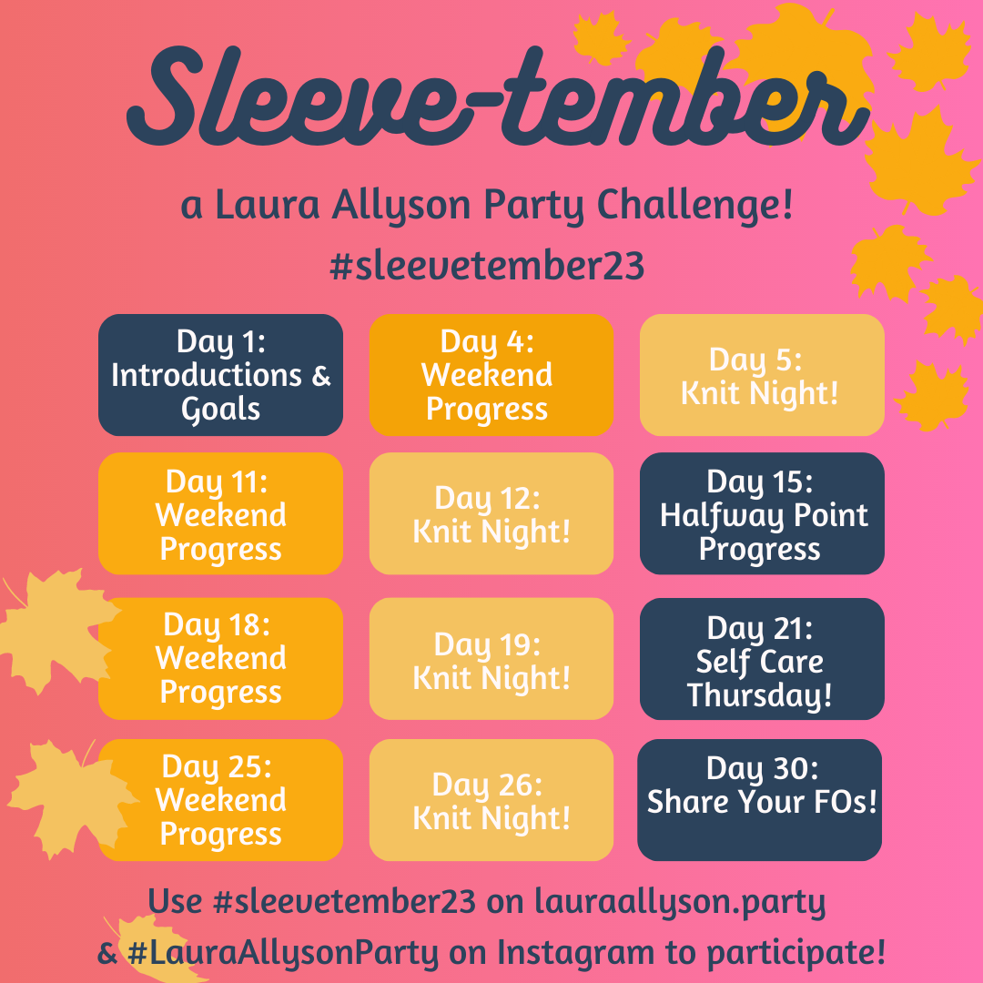 Sleevetember is Almost Here!