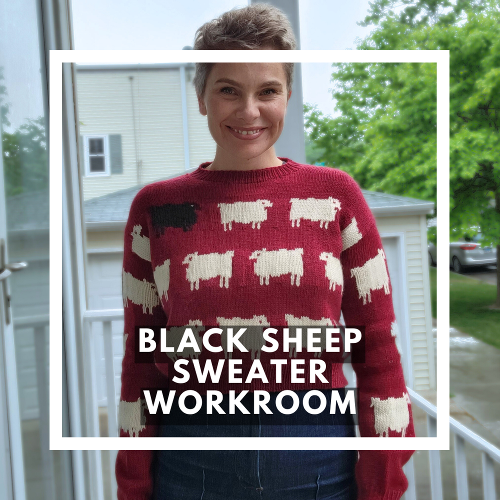 Princess Diana's Black Sheep Sweater Workroom