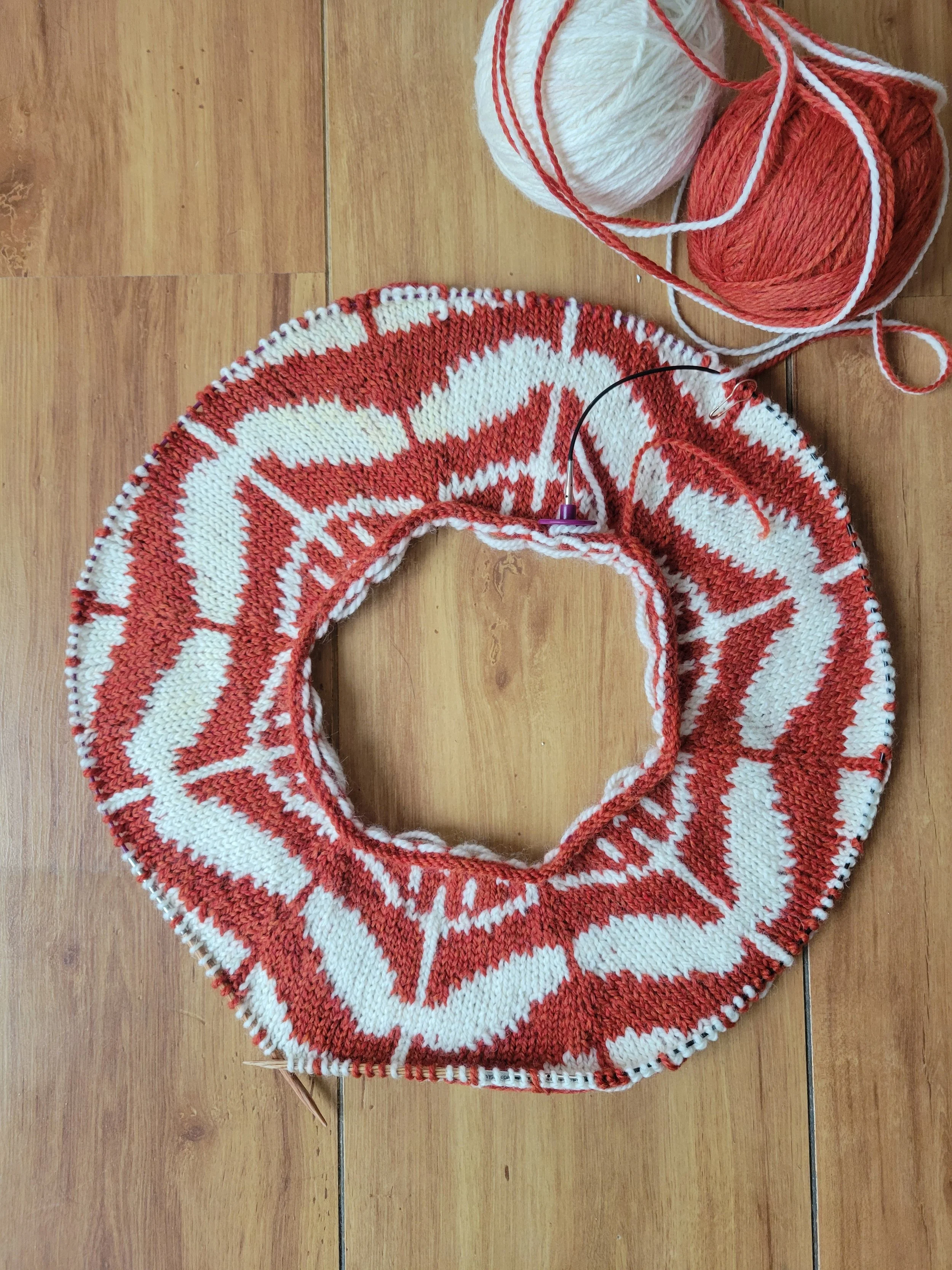 🌼 A Beautiful Start to my Polina Pullover! 🌼