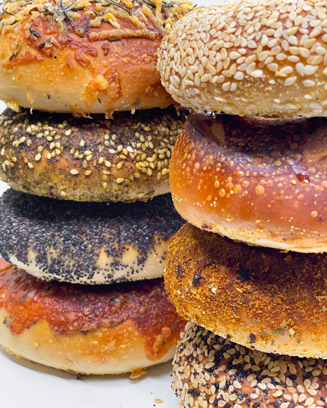 The ultimate dense and chewy Buka bagel. Fluffy yes, but not too fluffy&mdash;they are more like New York-style than Montreal, but different. We call them Sauga-Style Bagels. They are delicious and full of flavour.
