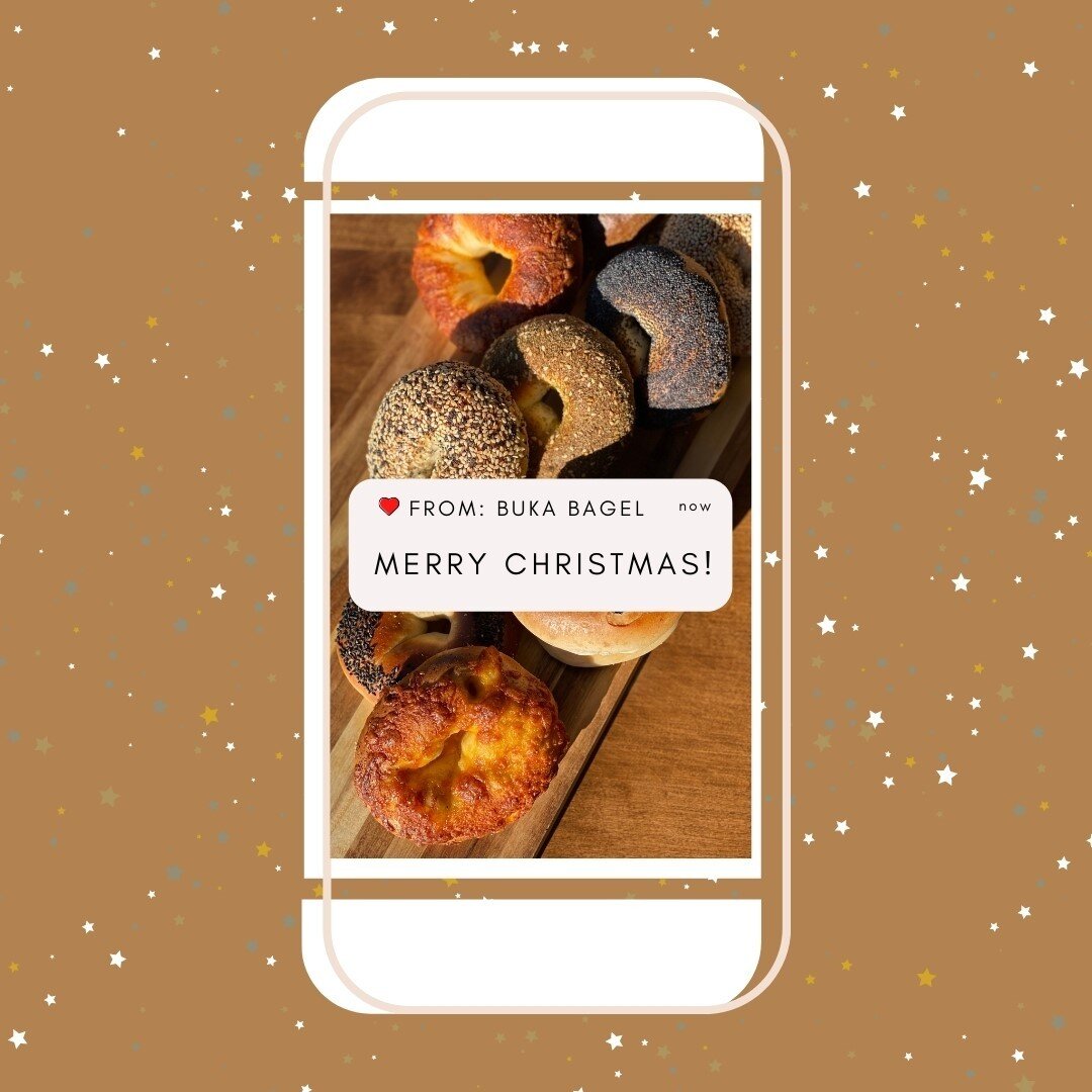 Merry Christmas &amp; Happy Holidays to our Buka family! 🎄🥯 We wish you a safe and healthy rest of 2020!⠀⠀⠀⠀⠀⠀⠀⠀⠀
⠀⠀⠀⠀⠀⠀⠀⠀⠀
PS. How cool do our bagels look as a phone wallpaper?⠀⠀⠀⠀⠀⠀⠀⠀⠀
.⠀⠀⠀⠀⠀⠀⠀⠀⠀
.⠀⠀⠀⠀⠀⠀⠀⠀⠀
.