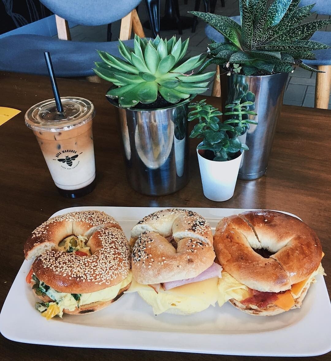 TRIPLE BAGELS 🥯🥯🥯 our Buka Bagel sandwiches are loaded with tons of flavor. 🥬🍳🥑 Nourish yourself and order delivery through our website today&mdash;link in bio.⠀⠀⠀⠀⠀⠀⠀⠀⠀
⠀⠀⠀⠀⠀⠀⠀⠀⠀
How do you like your bagel sandwiches?⠀⠀⠀⠀⠀⠀⠀⠀⠀
⠀⠀⠀⠀⠀⠀⠀⠀⠀
📸: @b