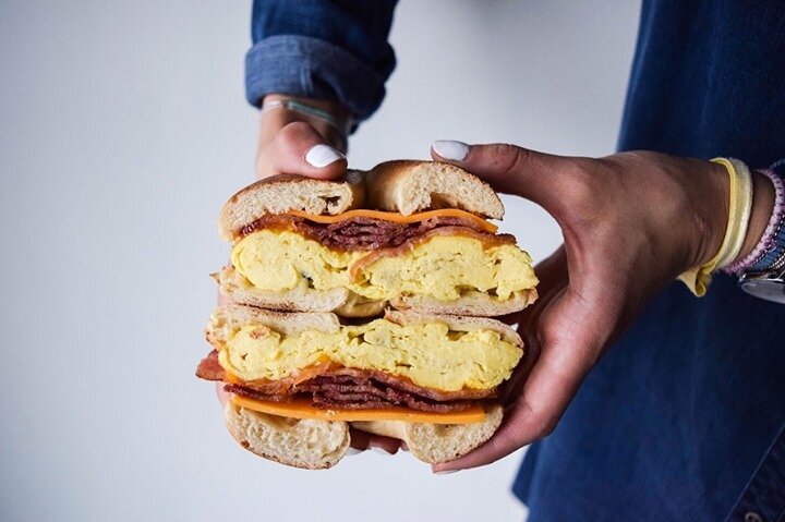 Ready to be devoured!! Eggs, cheese, and bacon in a warm toasted @bukabagel. Deliciously nutritious and perfect for any day of the week.⠀⠀⠀⠀⠀⠀⠀⠀⠀
.⠀⠀⠀⠀⠀⠀⠀⠀⠀
.⠀⠀⠀⠀⠀⠀⠀⠀⠀
. ⠀⠀⠀⠀⠀⠀⠀⠀⠀
#bagel⠀⠀⠀⠀⠀⠀⠀⠀⠀
#bagels⠀⠀⠀⠀⠀⠀⠀⠀⠀
#bagelsandwich⠀⠀⠀⠀⠀⠀⠀⠀⠀
#bagelshop⠀⠀⠀