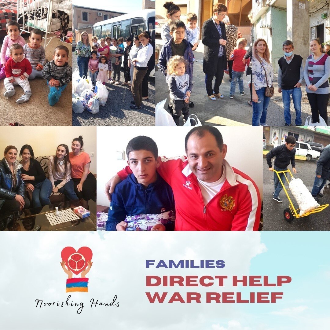 We have already begun and have directly helped 100 families since October 2020. Here are the families along with our partners, Stasik &amp; Karine Nazaryan. Please follow @NoorishingHands and share this post to spread the word. ⠀⠀⠀⠀⠀⠀⠀⠀⠀
.⠀⠀⠀⠀⠀⠀⠀⠀⠀
.