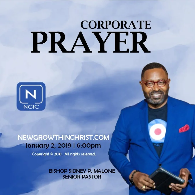Corporate Prayer Jan. 2, 2019