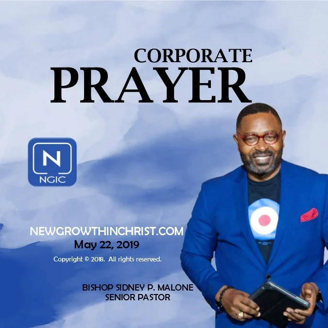 Corporate Prayer May 22, 2019