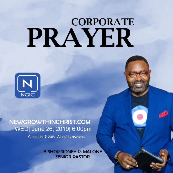 Corporate Prayer - June 26, 2019
