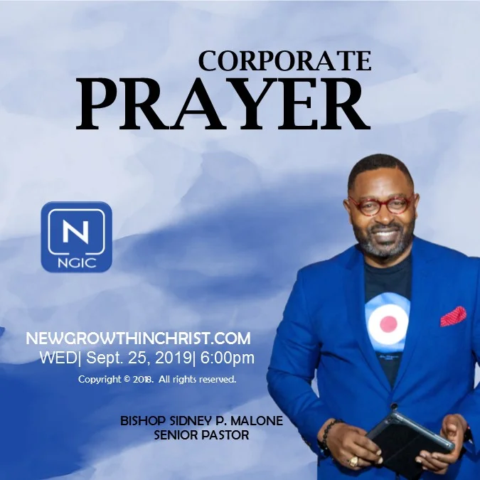 Corporate Prayer - Sept. 25, 2019