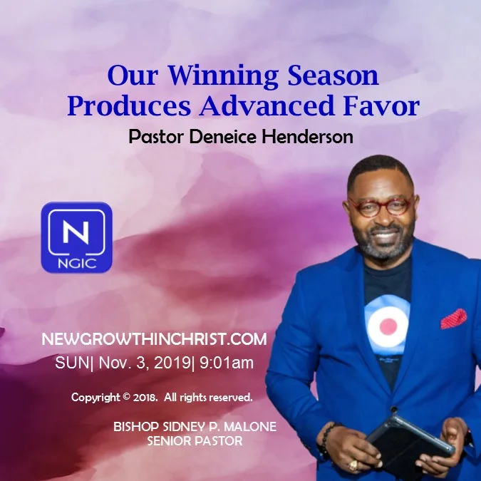 Our Winning Season Produces Advanced Favor - Nov. 3, 2019