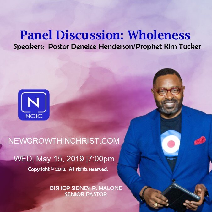 Panel Discussion: Wholeness - May 15, 2019