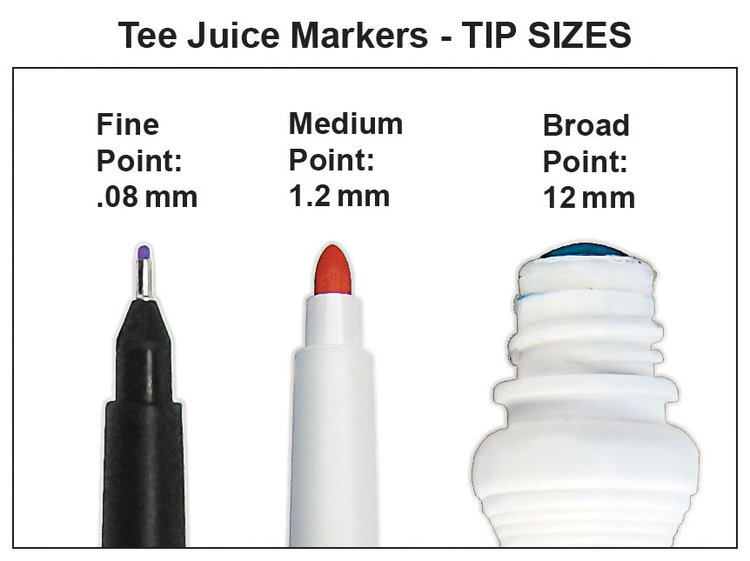 Jacquard Tee Juice Fabric Marker - Broad - Black