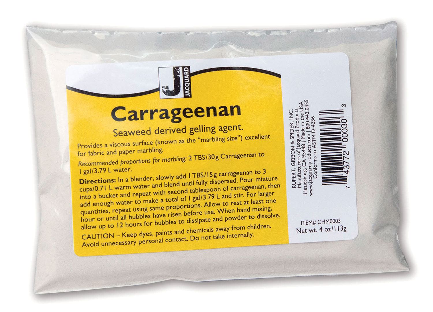 Jacquard Products — Jacquard Products - Chemicals - Carrageenan