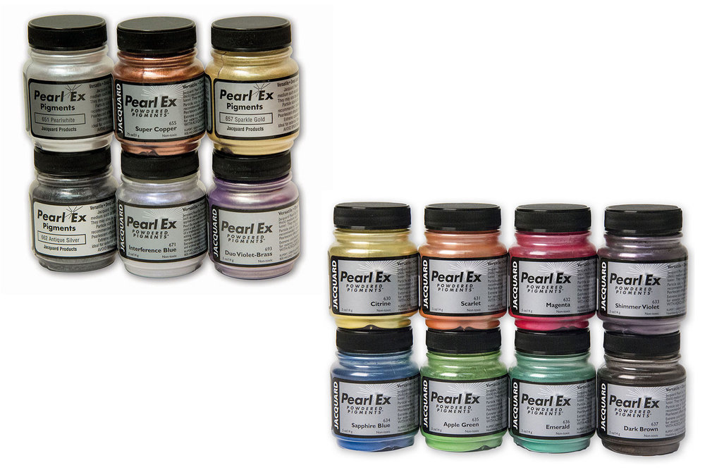Jacquard Pearl Ex Powdered Pigments 32 Colors 3 Gram Each 