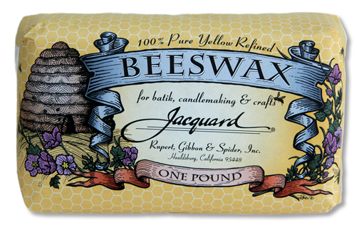 Jacquard Sax Batik Wax, Yellow, 1 lb Block 