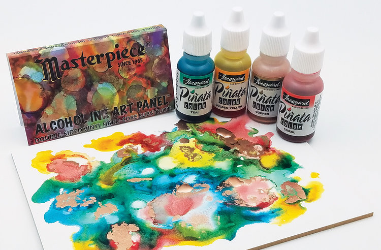 Masterpiece 2019735 4 x 4 in. Artist Canvas Alcohol Ink Art Panel - Pack of  3, 1 - Foods Co.