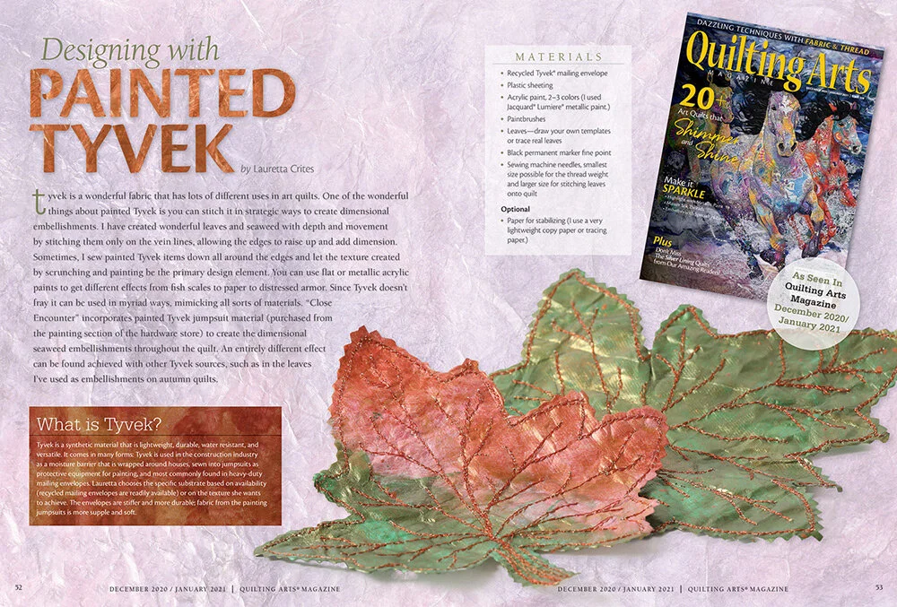 "Designing with Painted Tyvek"