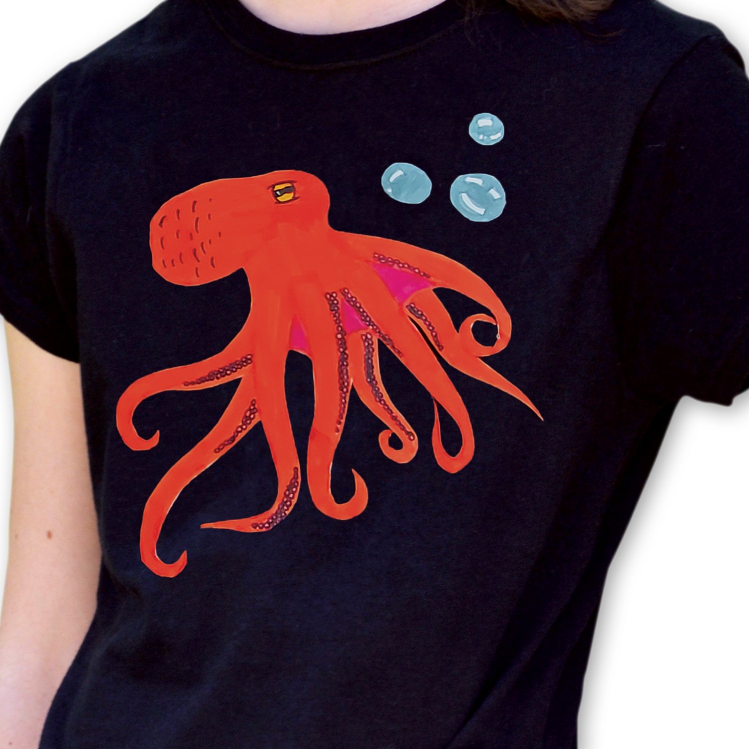 Octopus T-Shirt ~ Transfer Paper Dark