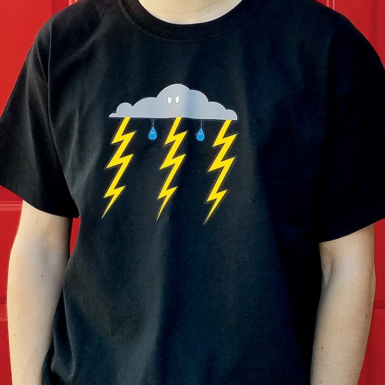 Clouds T-Shirt ~ Transfer Paper Dark