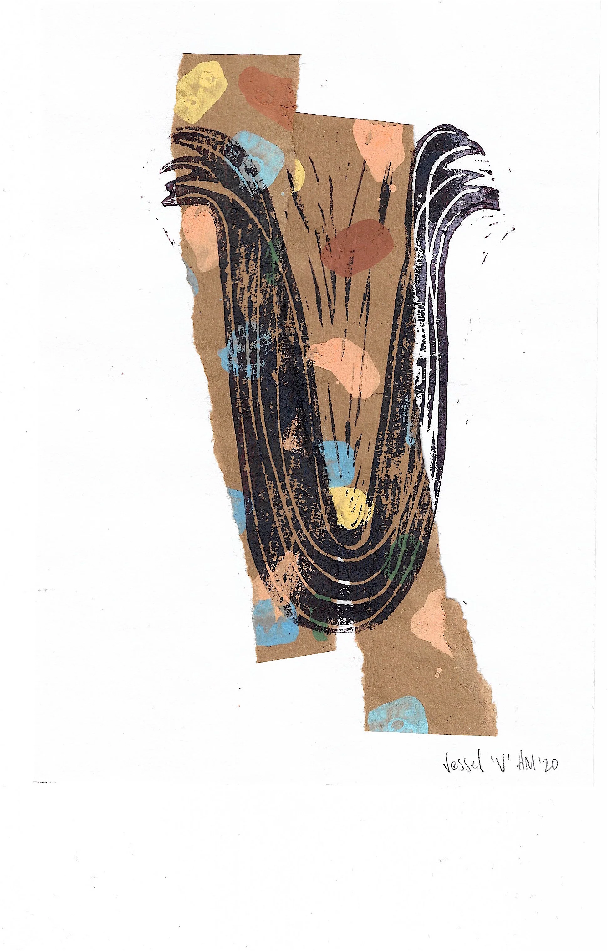 Vessel 'V' print (2020)