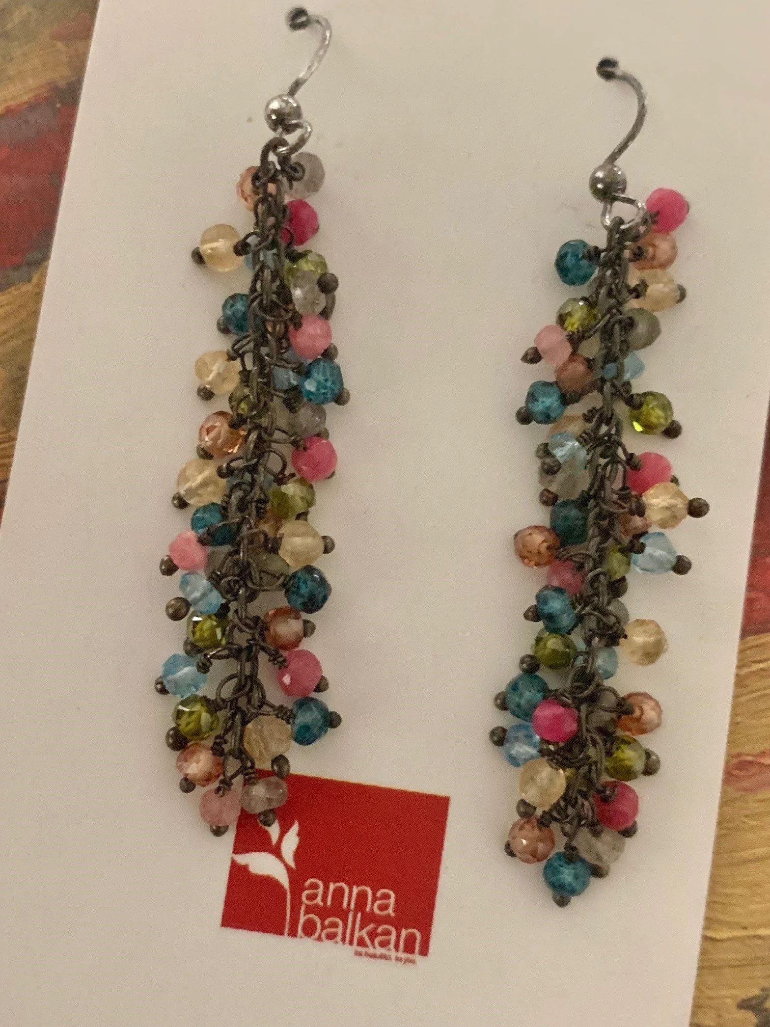 Colorful Pop Art Tailfeather Earrings