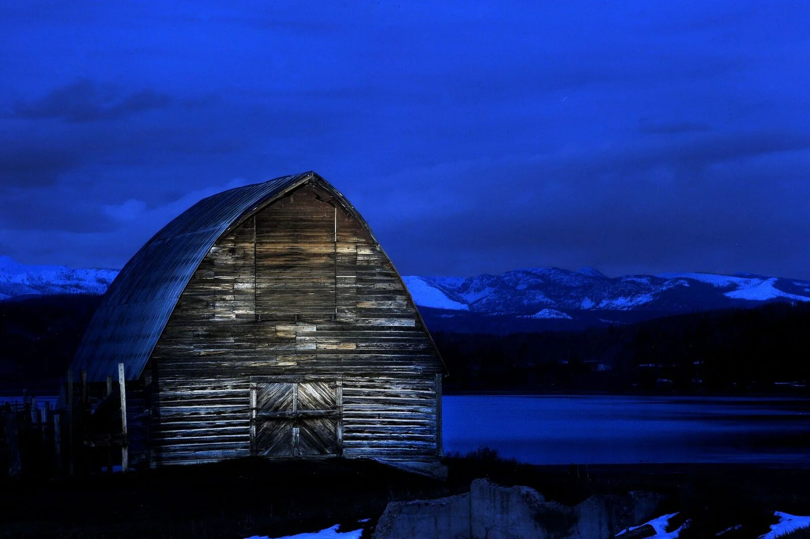 FLETCHER BARN TWILIGHT