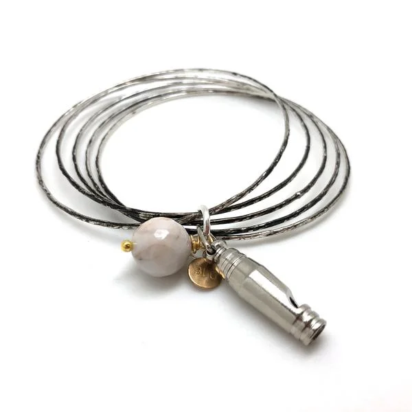 Barry Bangles with Mini Bullet Whistle