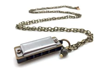 Harmony Mini Hohner Harmonica Necklace
