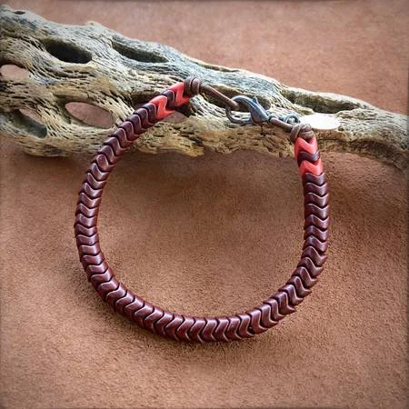 ASTALI native collection Brown Snake Glass Bracelet 1.jpg