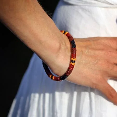 ASTALI native collection Firelight Snake Glass Bracelet 1.jpg