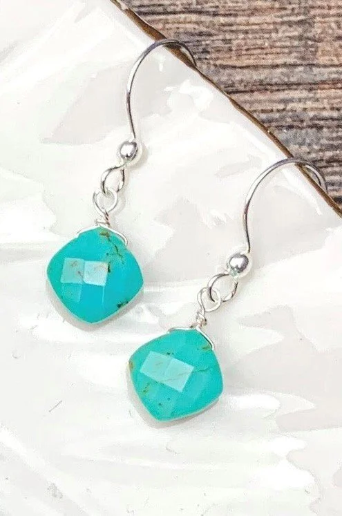 Kylie Sleeing Beauty Turquoise Earrings