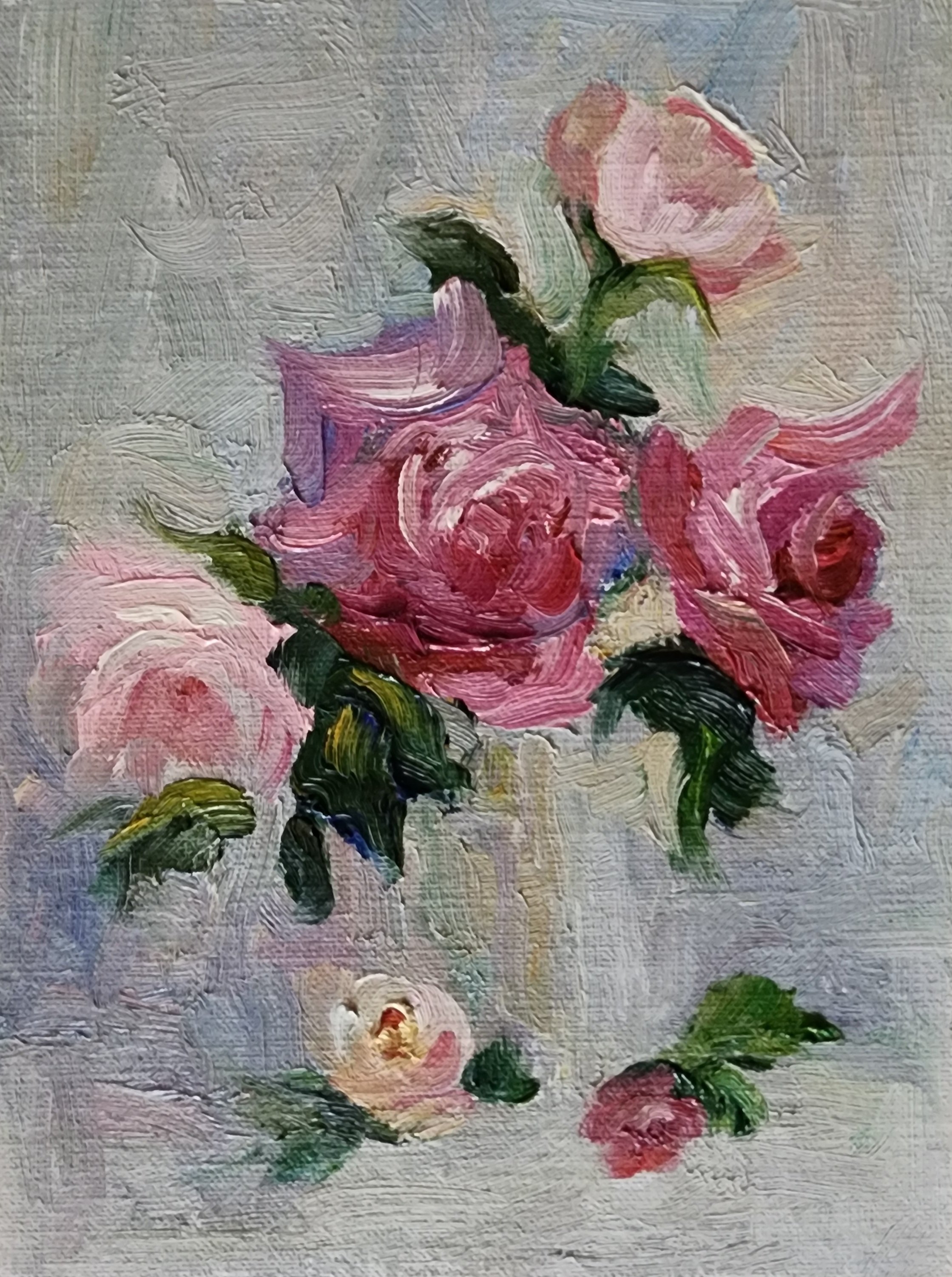 Pink Bouquet 8x6 oil#8250.jpg