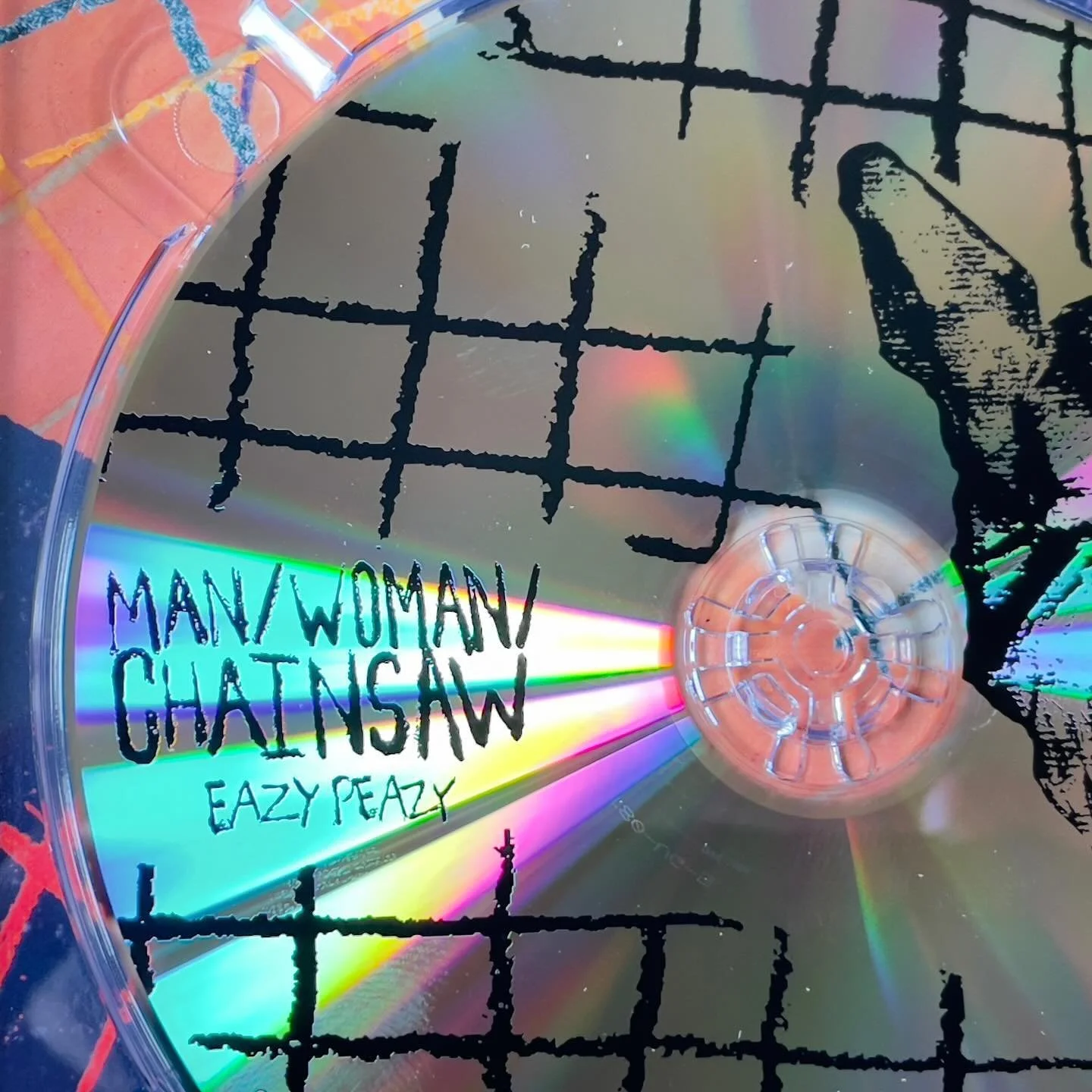 Happy EP Release Day @manwomanchainsaw - love a limited physical product - splatter vinyl next please!! 😍🤘🏼 Top gig at @100clublondon for 🎃 #eazypeazy