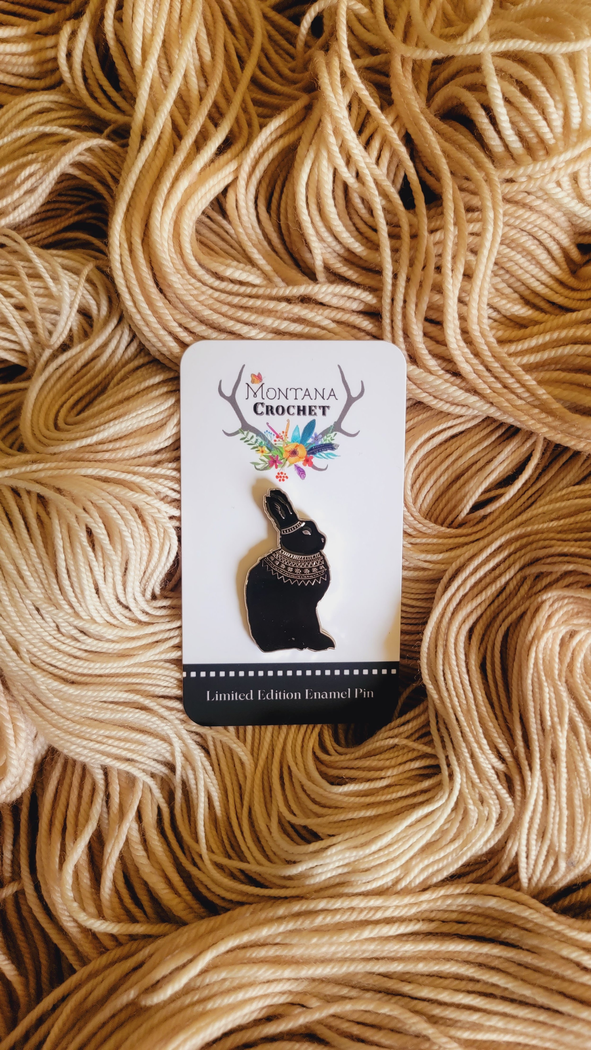 Cozy Bunny Pin