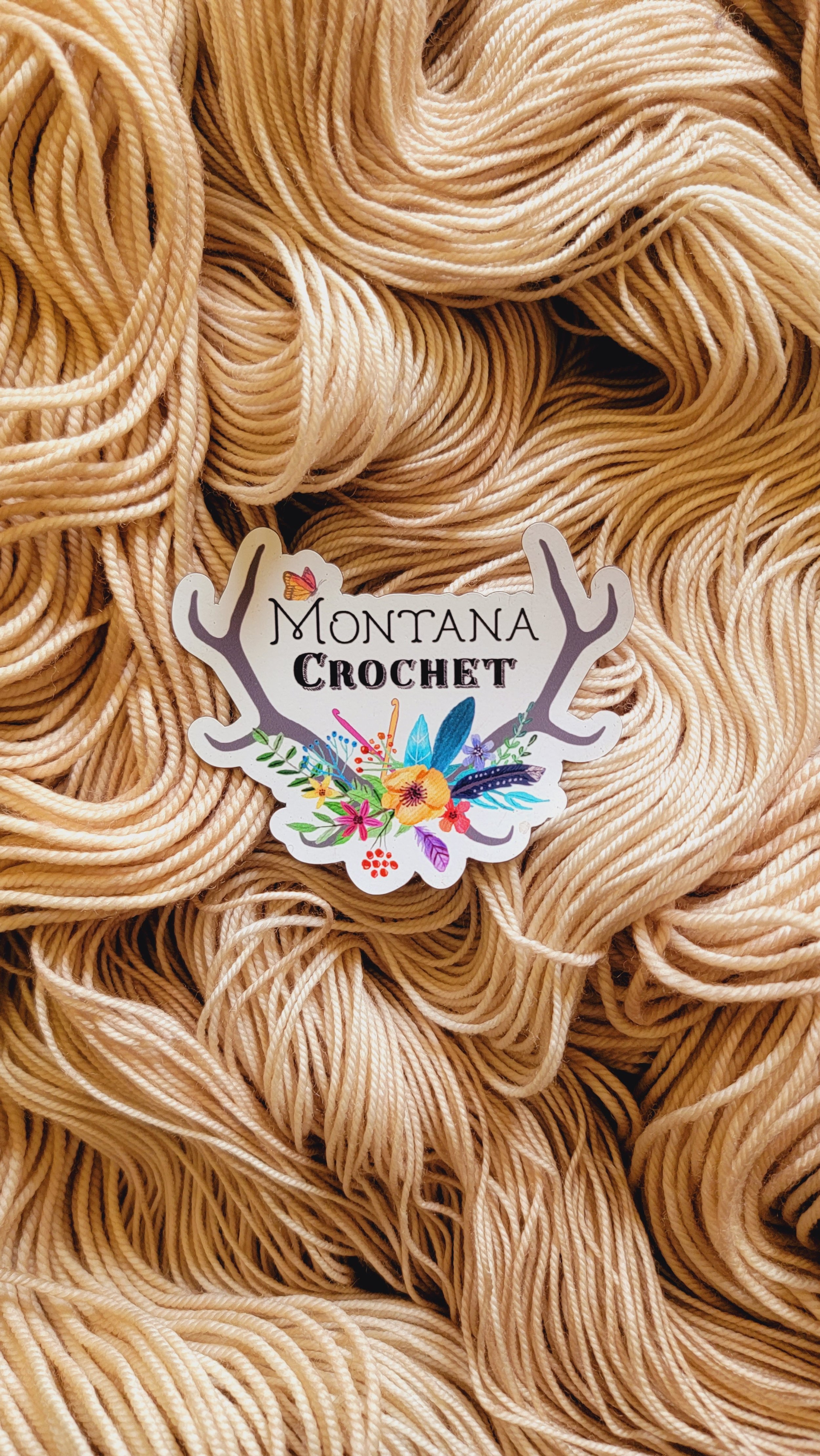Montana Crochet Magnet
