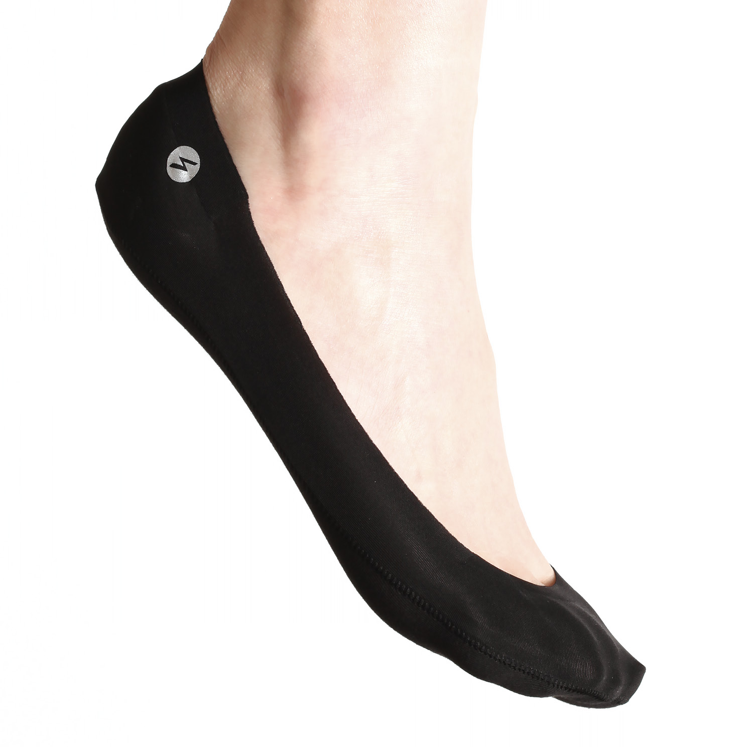 Women's No Show Socks - Black 